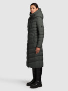 khujo-mantel-ingram4-foam-green-damen-steppmantel-knielang image 5