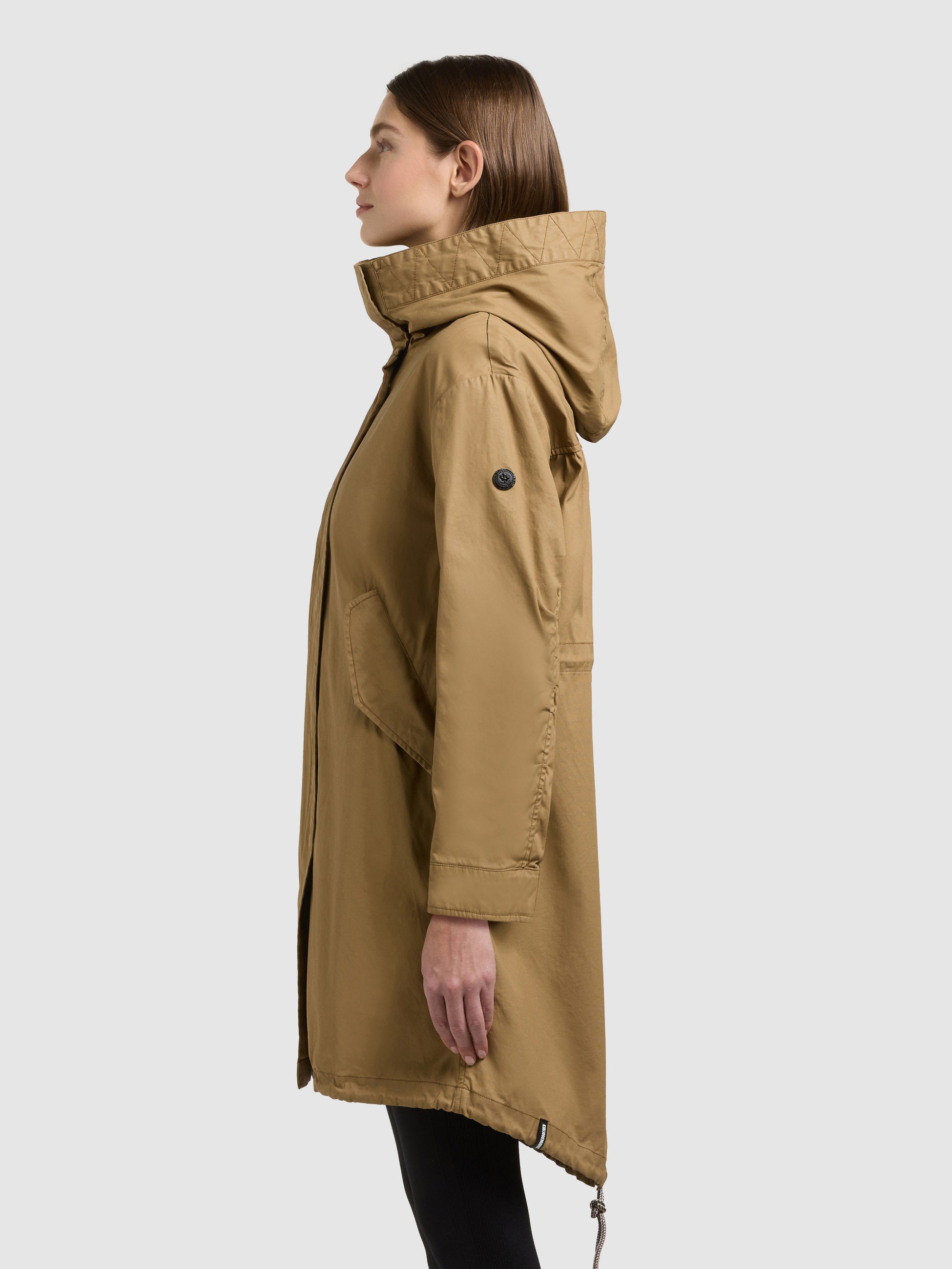 khujo-mantel-nele-dark-beige-gewachster-baumwoll-parka-f-r-damen image 5