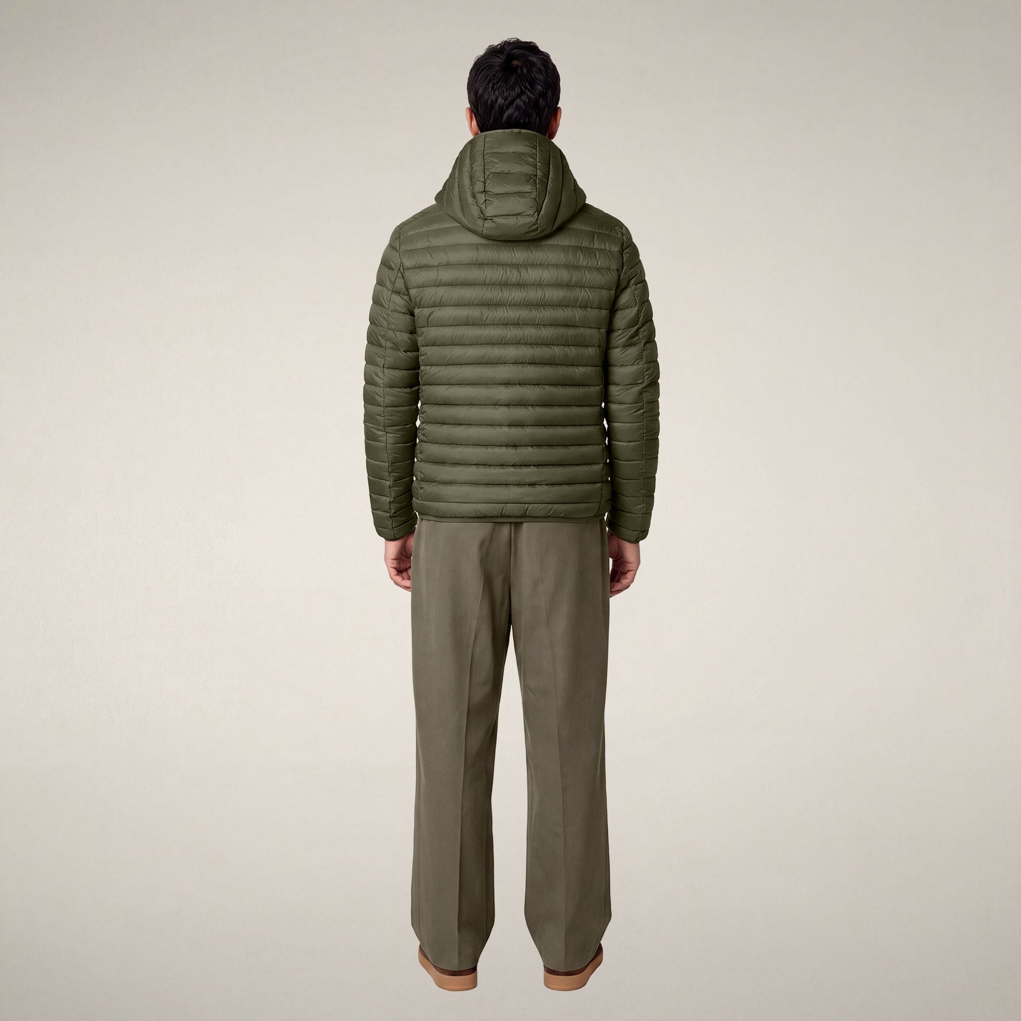 save-the-duck-donald-herren-daunenjacke-mit-kapuze-erde-gr-n image 2