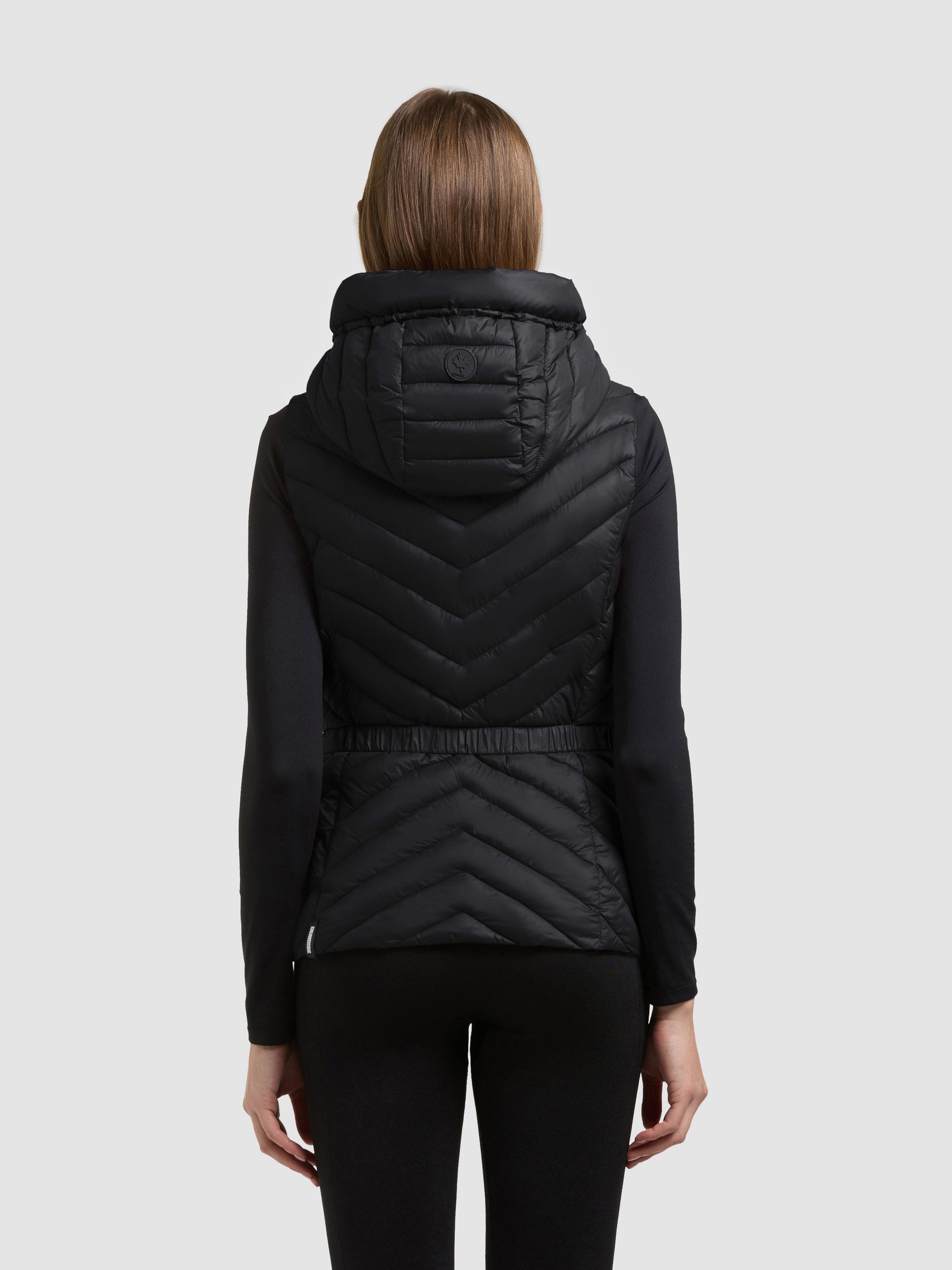 khujo-weste-demie-black-damen-steppweste-slim-fit-mit-g-rtel image 3