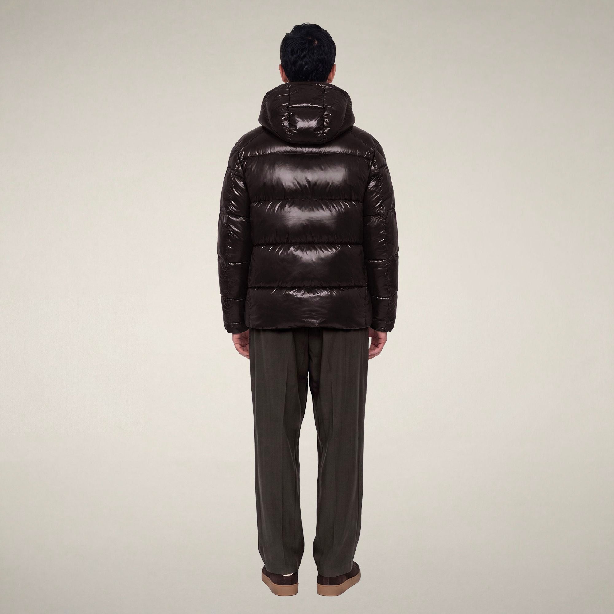 save-the-duck-edgard-pufferjacke-herren-braun-schwarz image 2
