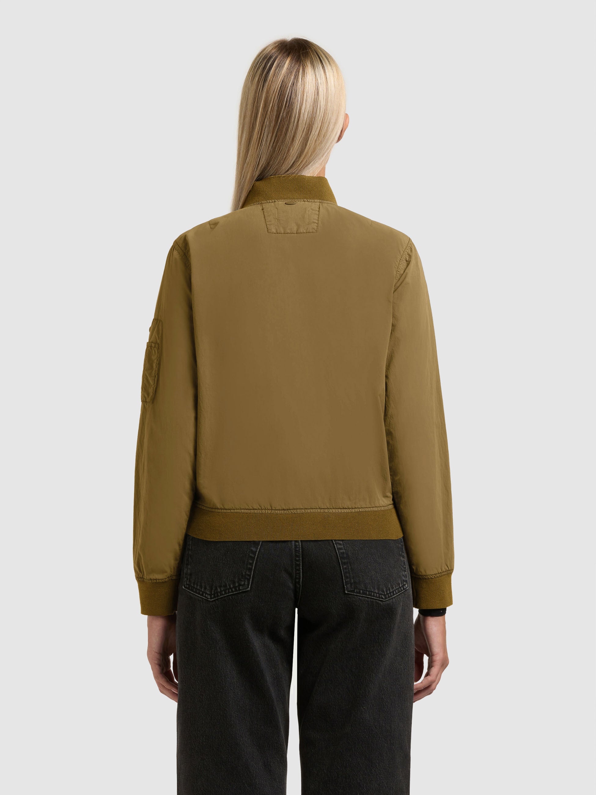 khujo-jacke-denz-canary-green-damen-bomberjacke-blouson image 3