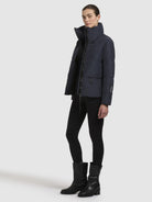 khujo-jacke-flaire-damen-winterjacke-dunkelblau image 2