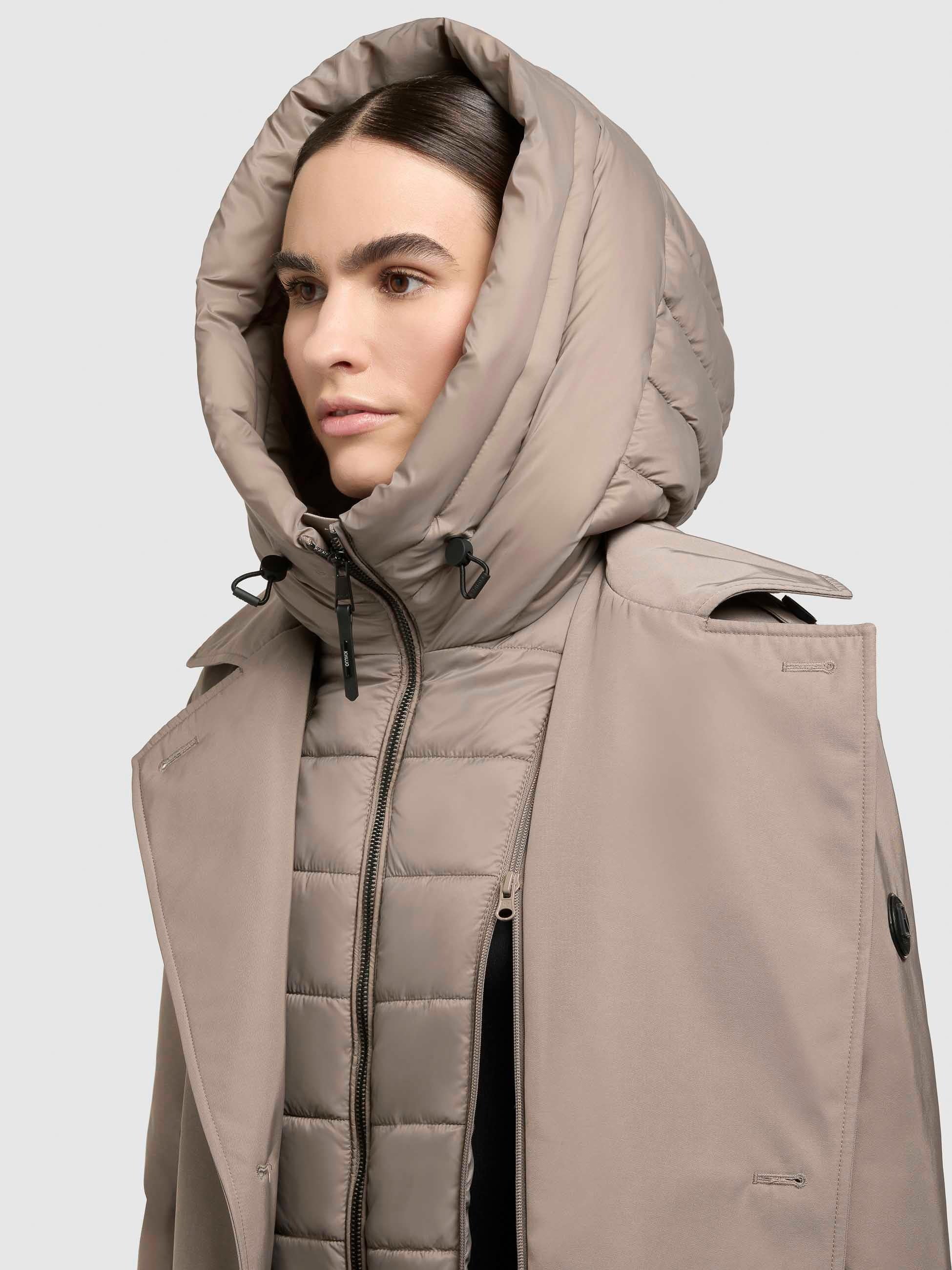 khujo-mantel-elena-greige-damen-trenchcoat-2 image 7
