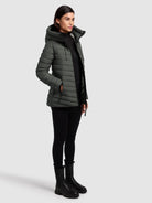 khujo-pace-damen-jacke-gr-n-regular-fit image 2