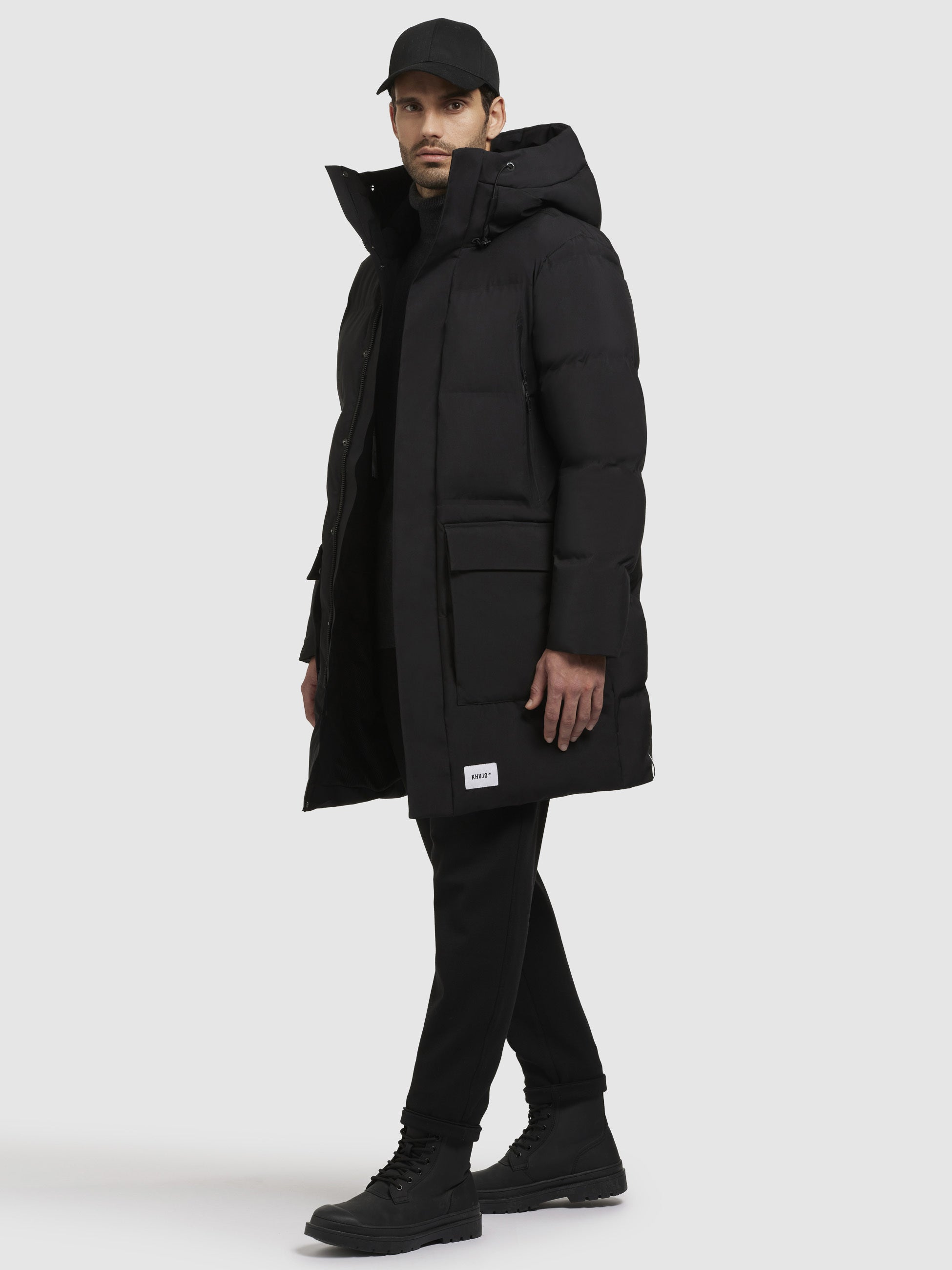 khujo-mantel-winer2-schwarz-warmer-damen-steppmantel-mit-kapuze image 6