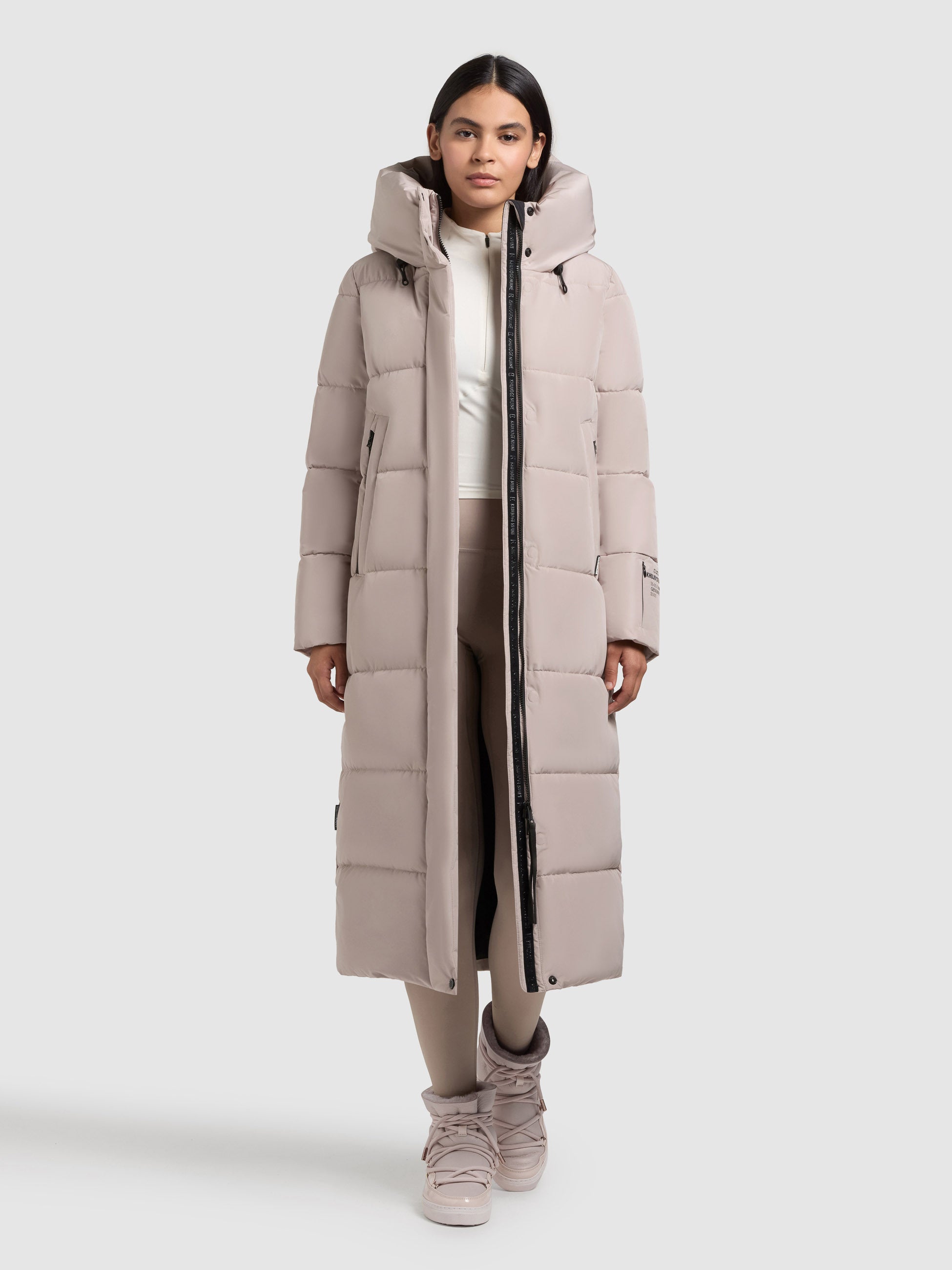 khujo-coat-soulani5-matt-steppmantel-dusty-beige image 1