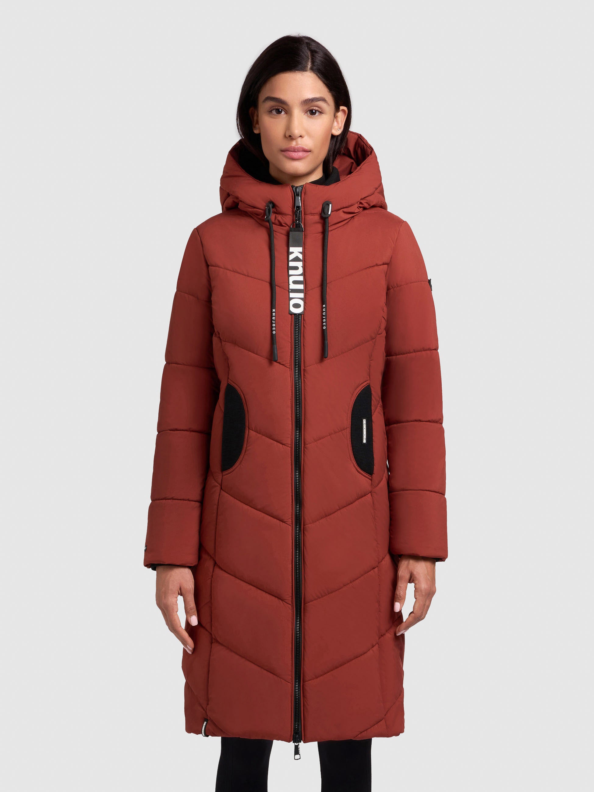 khujo-mantel-aribay4-light-dark-red-lange-steppjacke image 4