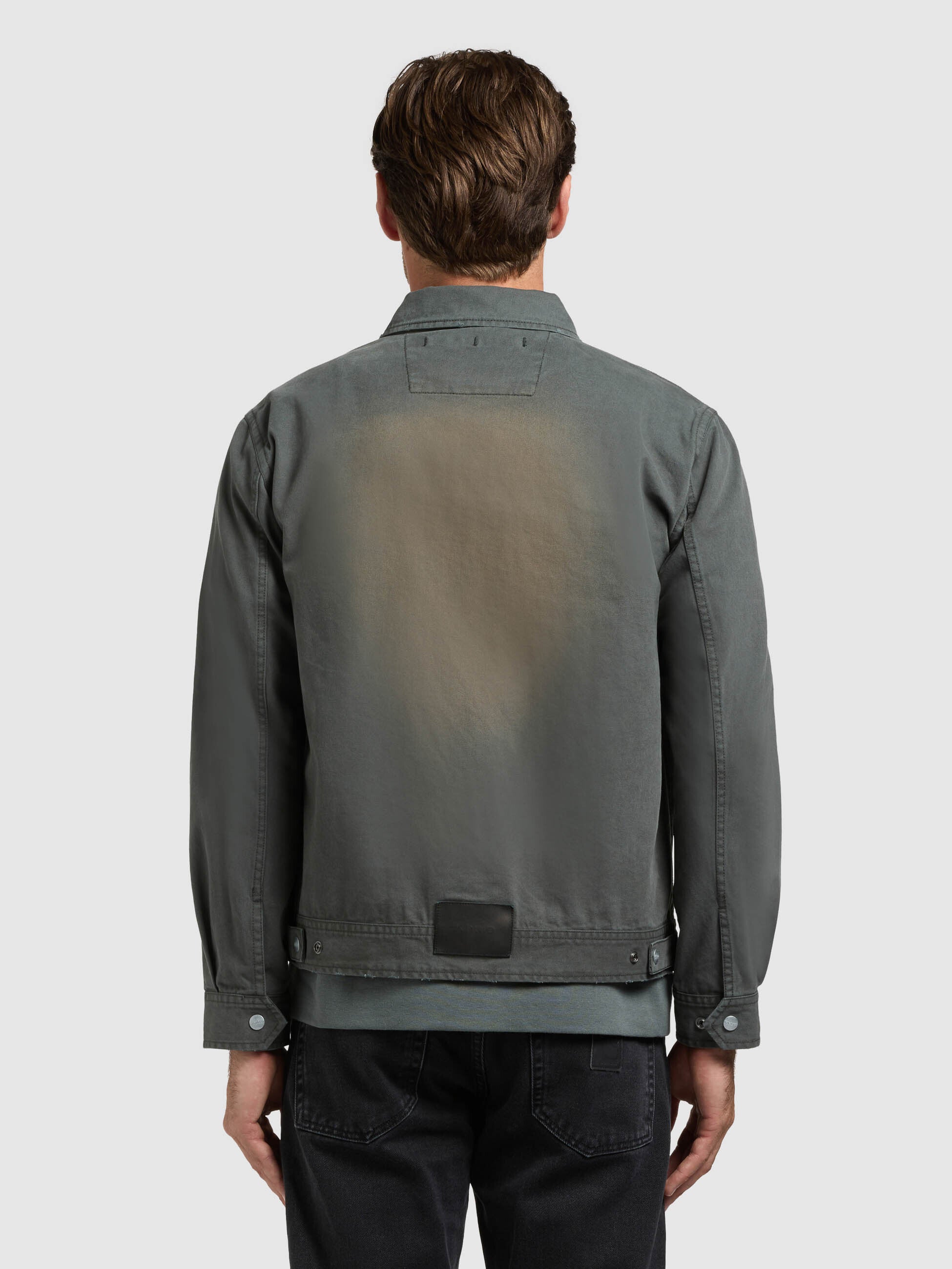 khujo-jacke-janno-dark-sea-green-blouson-sommerjacke-used-look image 3