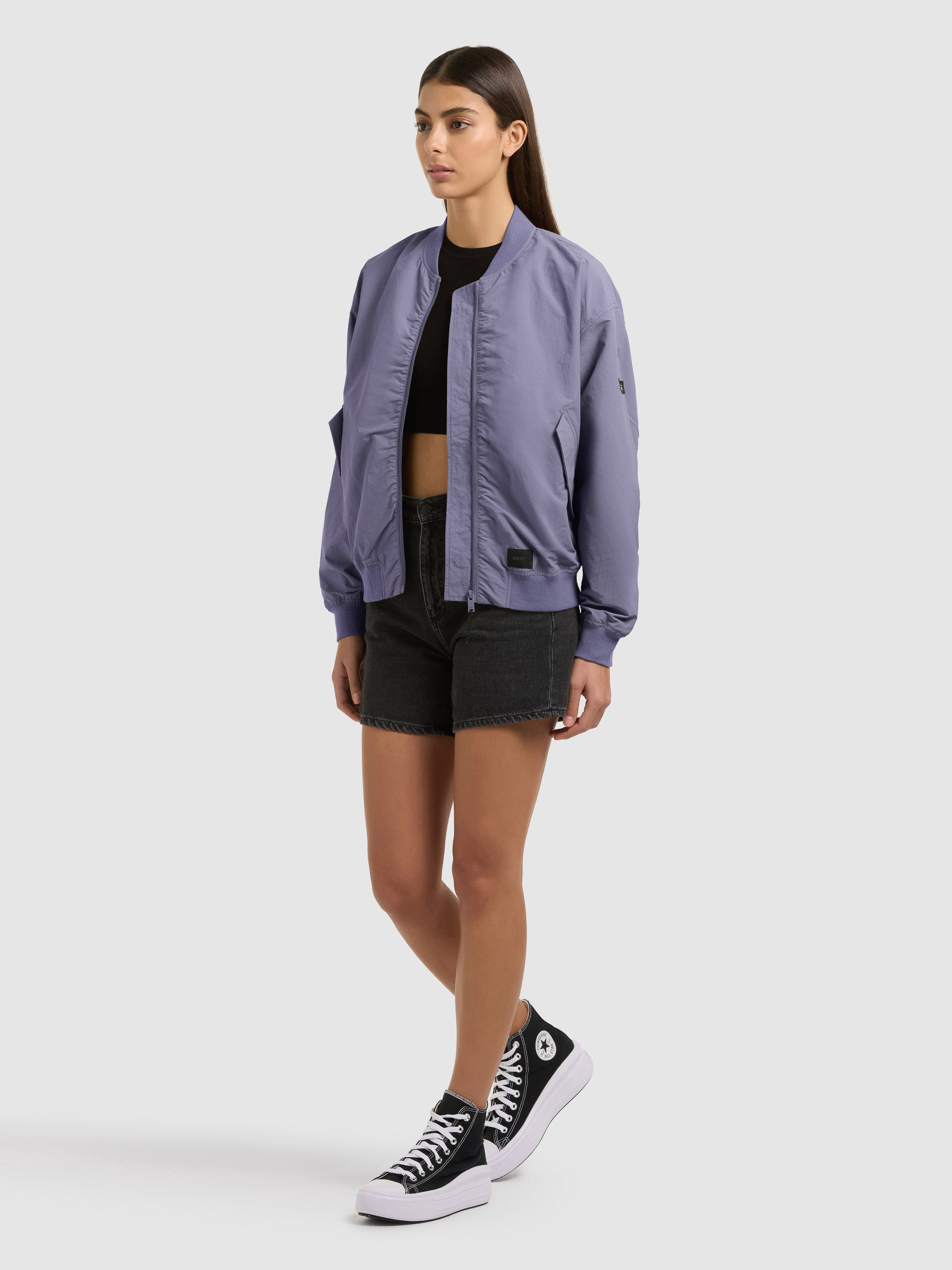 khujo-facee-with-bag-damen-blouson-bomberjacke-misty-blue-h-ftlang image 6