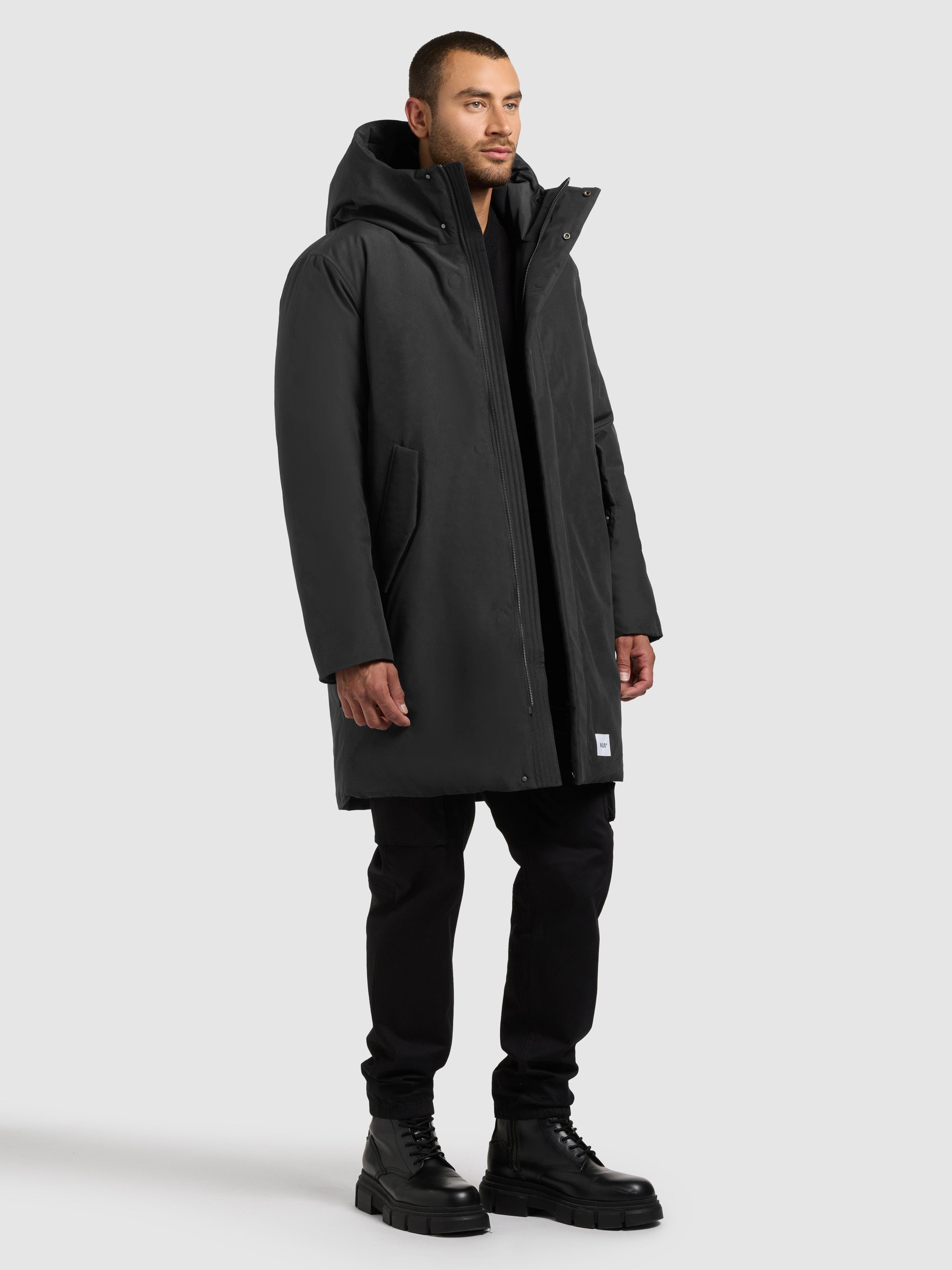 khujo-fogg-parka-mantel-obrage-grey-regular-fit image 6