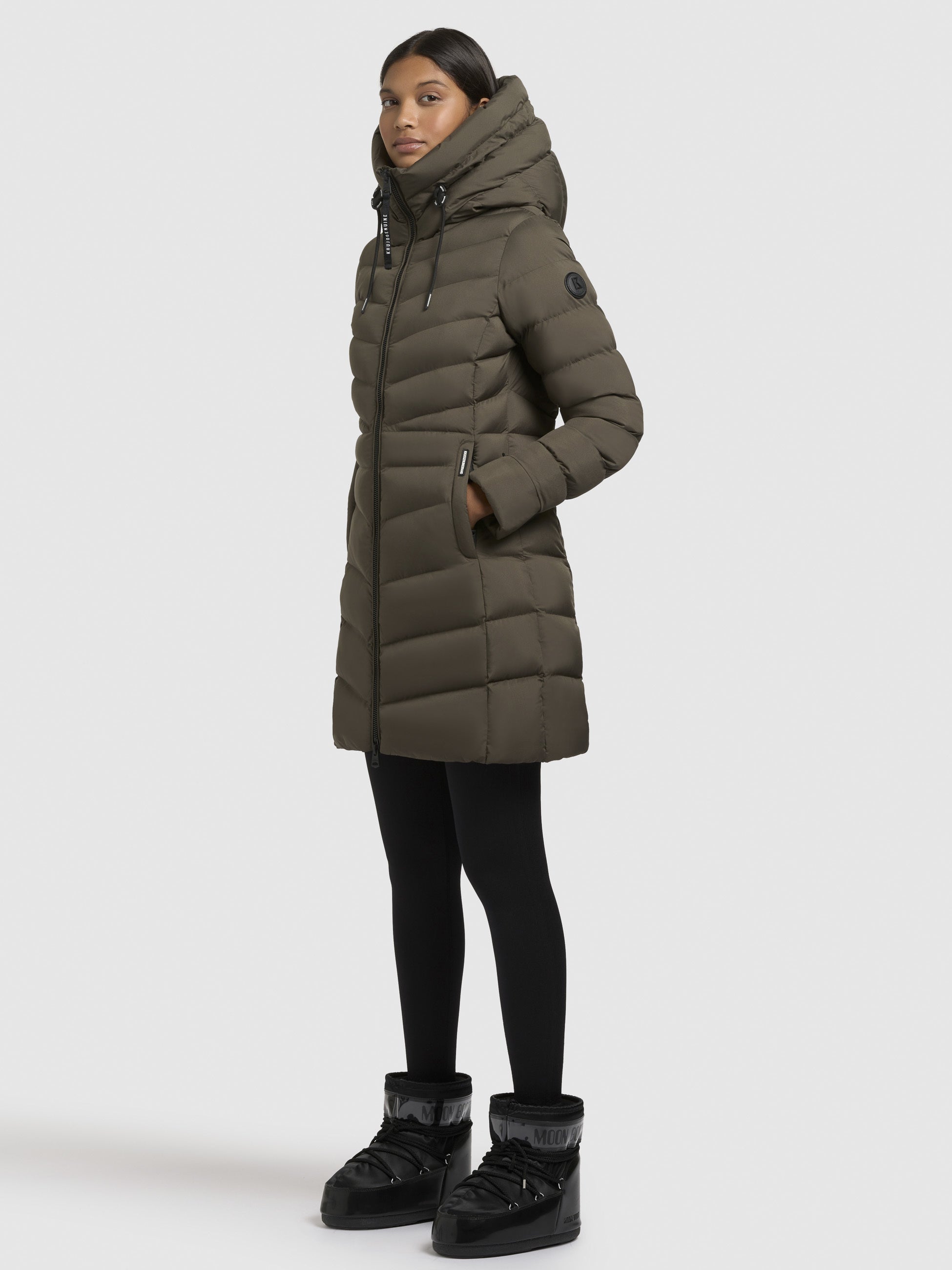 khujo-jacke-tuhani4-steppjacke-mit-kapuze-in-khaki image 5