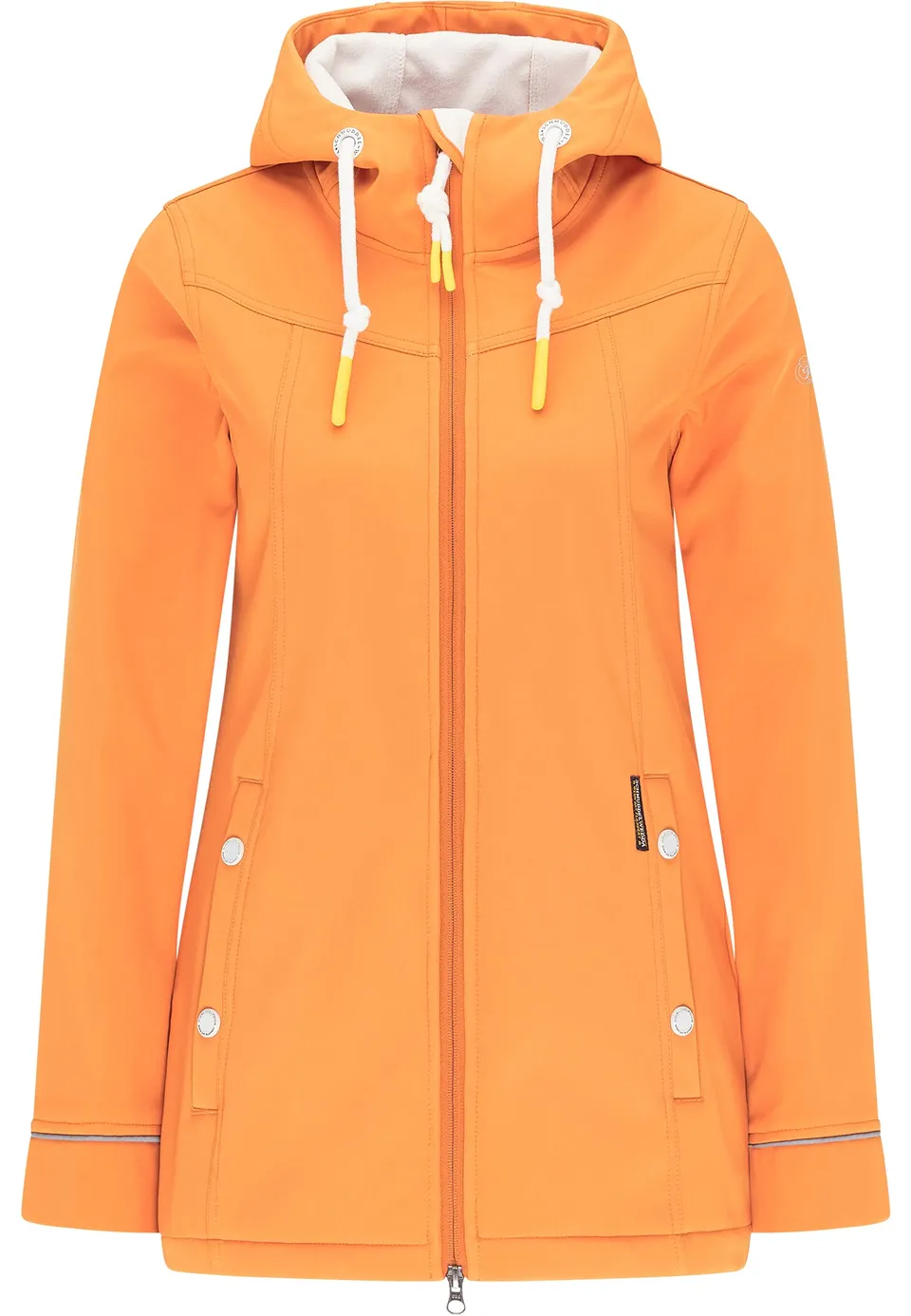 schmuddelwedda-damen-softshelljacke-mit-magic-ankerprint-orange-m image 1