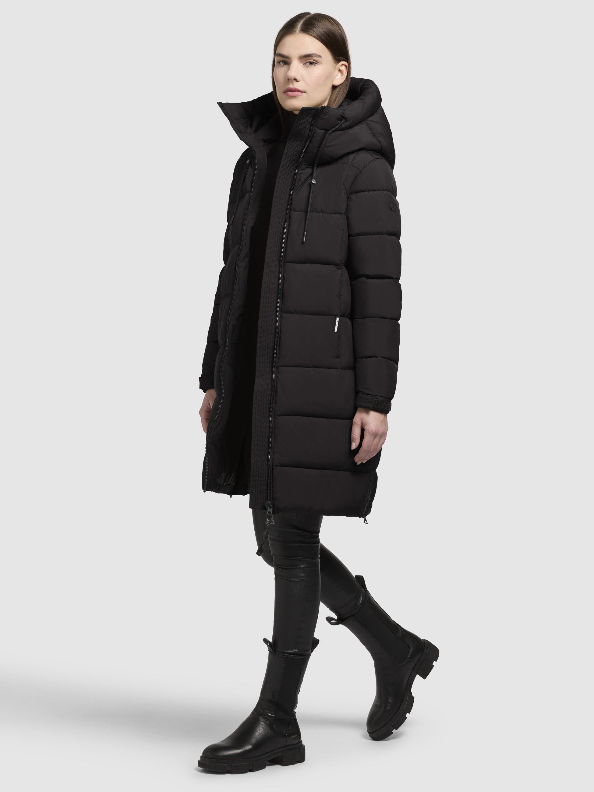 khujo-indie2-mantel-schwarz-damen-winter-steppmantel-wattiert-mit-kapuze image 6