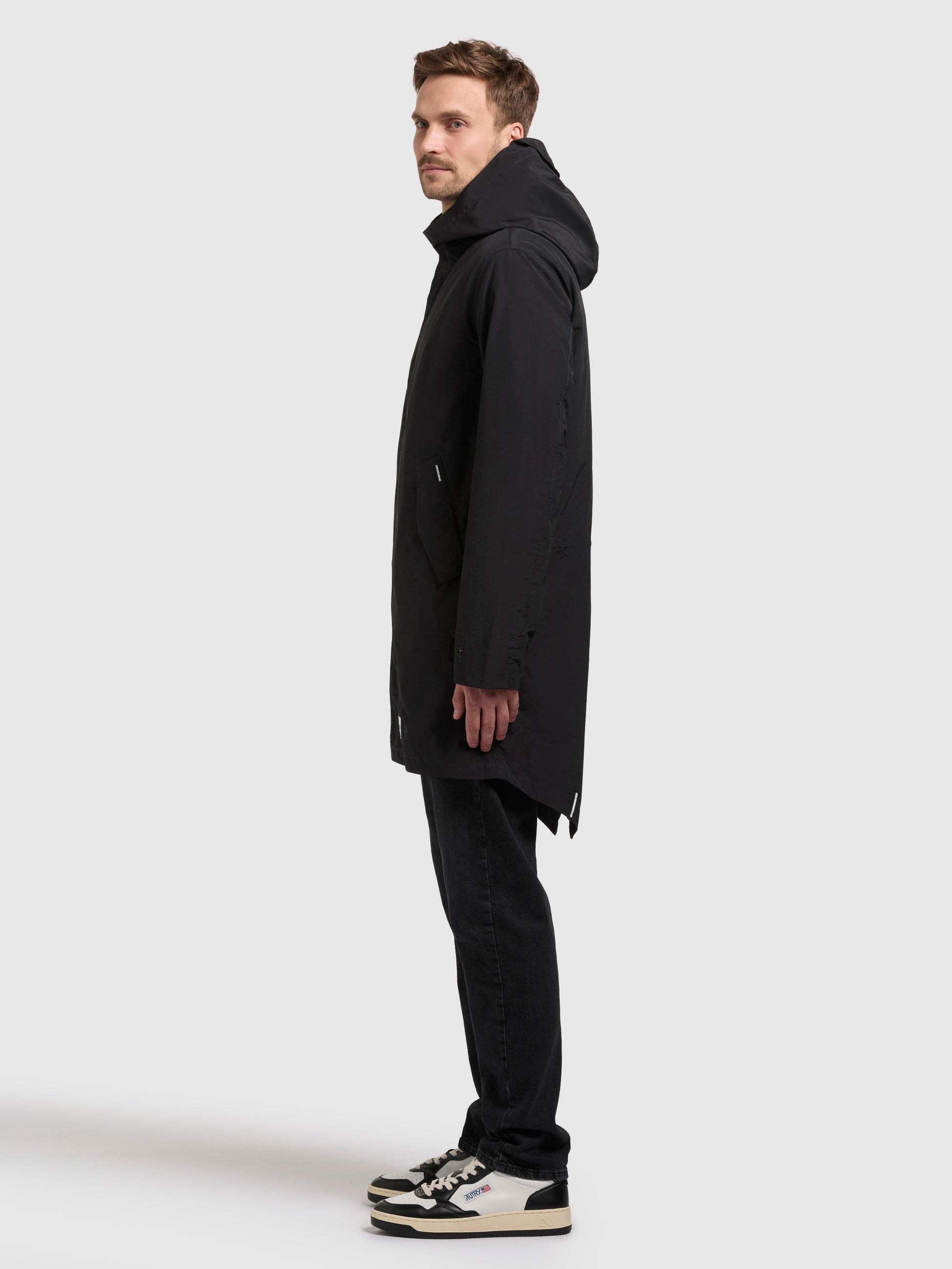 khujo-mantel-kolya-schwarz-parka-kurzmantel image 6