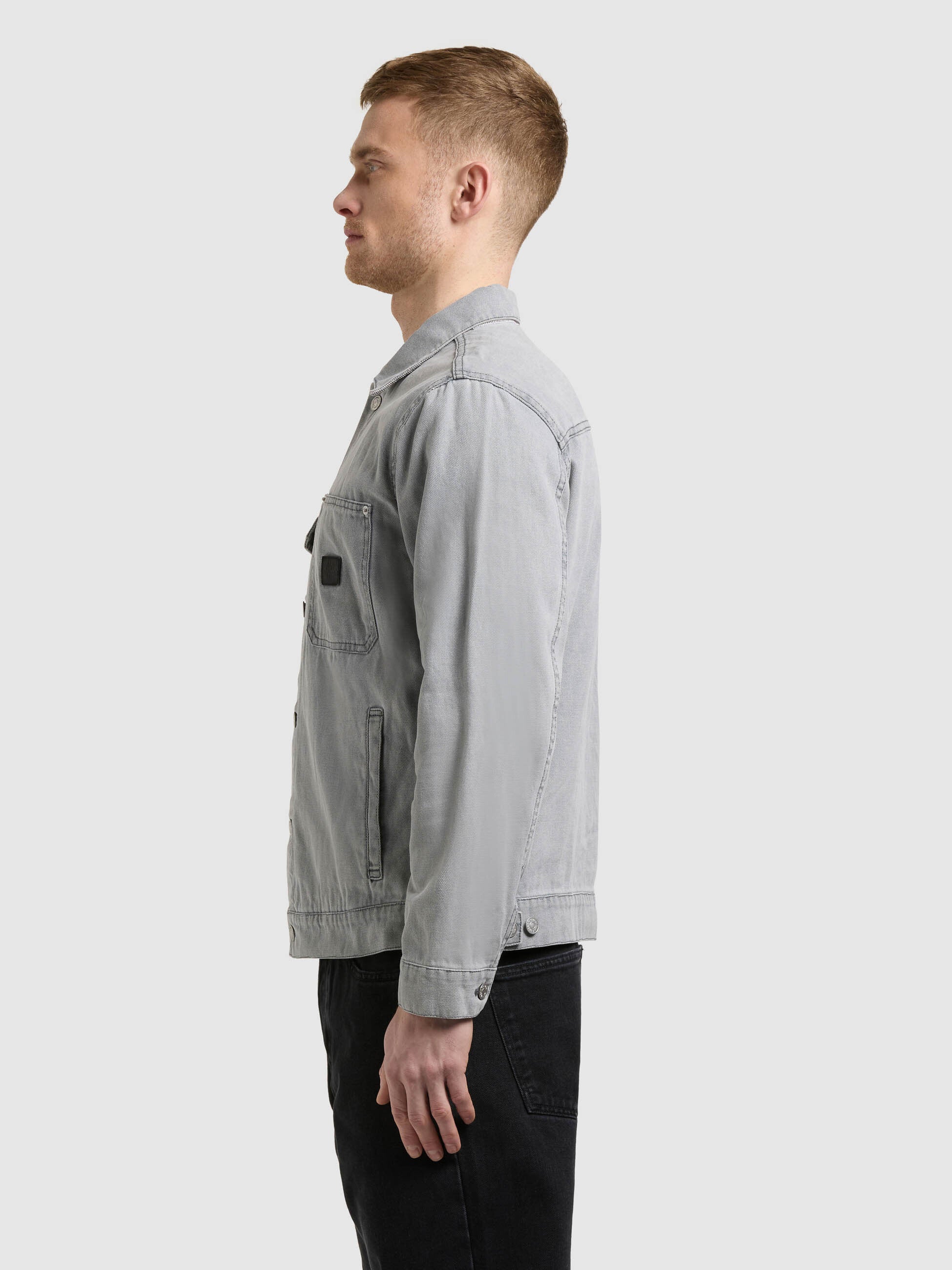 khujo-jacke-ronny-light-grey-baumwolljacke-workwear image 5