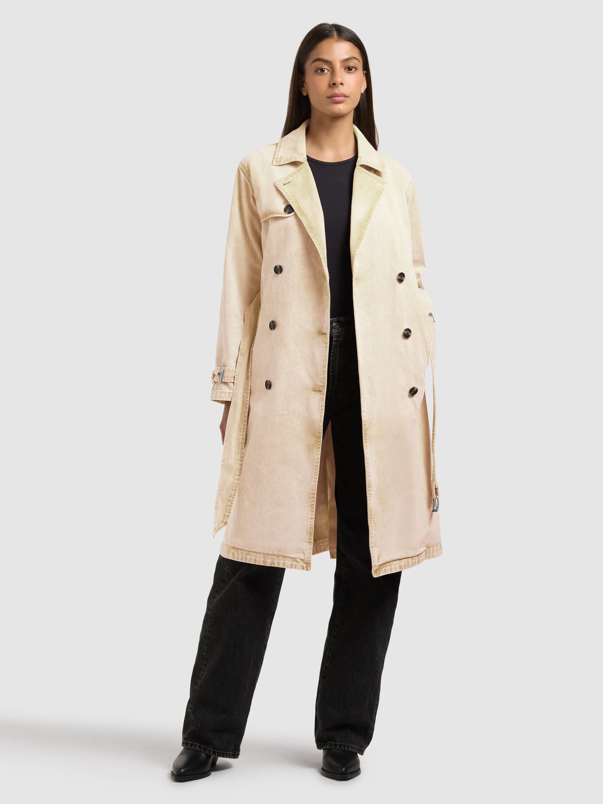 khujo-mantel-hera-jeans-trench-sand-denim-doppelreihig-f-r-damen image 2