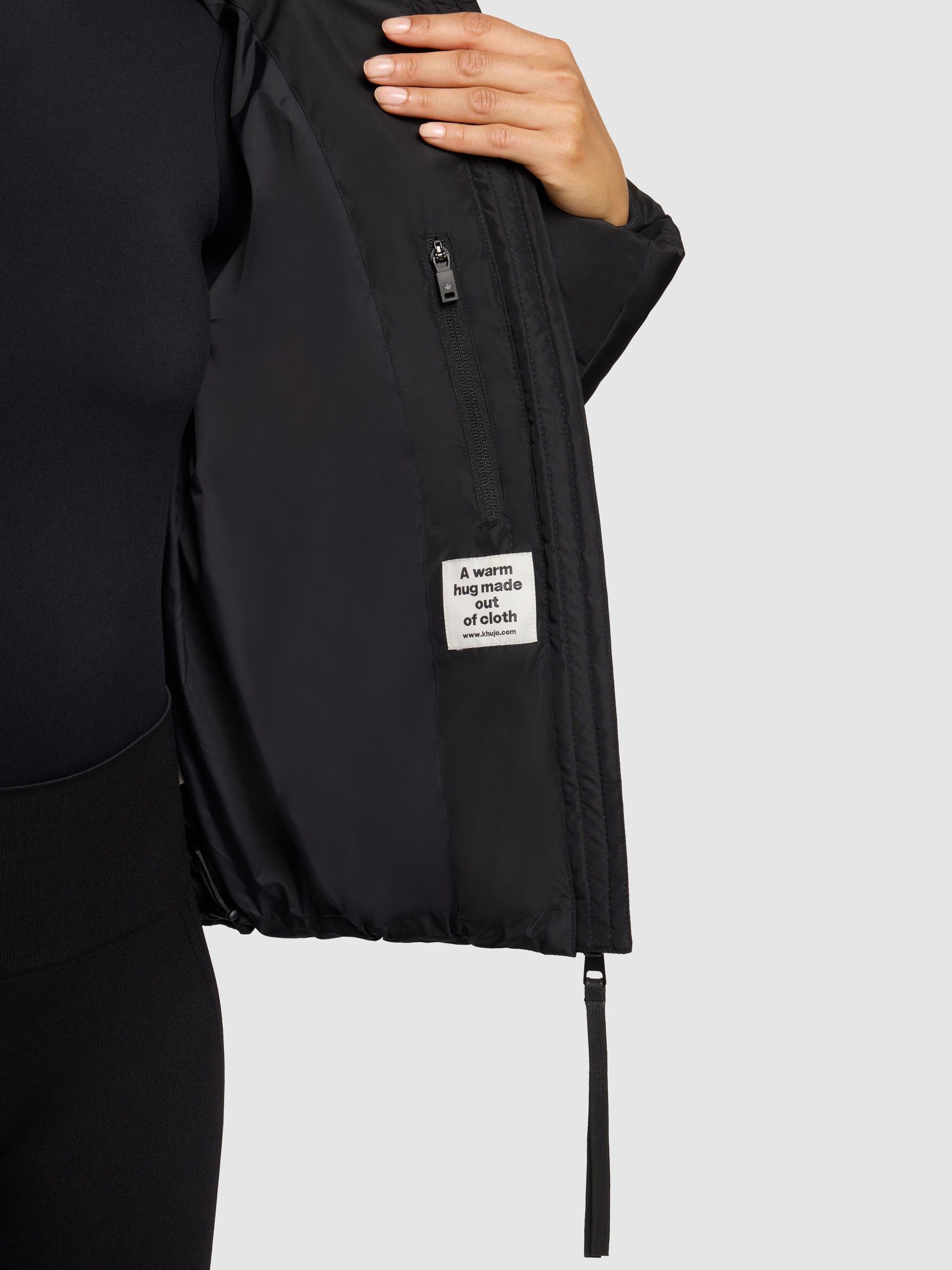 khujo-audrey-matt-damen-steppjacke-matt-black image 8