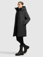 khujo-mantel-wedelia-with-inner-jacket-black-damen-kurzmantel-mit-herausnehmbare image 2