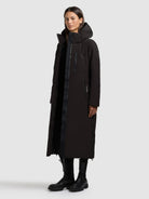 khujo-mantel-lofi3-black-wadenlanger-damen-wintermantel-wasserabweisend image 2