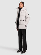 khujo-jacke-ellis-platinum-grey-h-ftlange-damen-steppjacke image 2