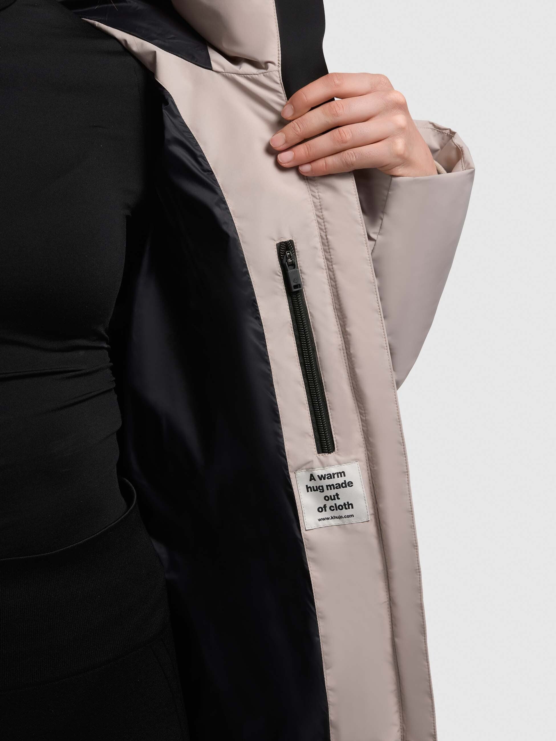khujo-mantel-aroma2-dusty-beige-steppmantel-loose-fit-f-r-damen image 8