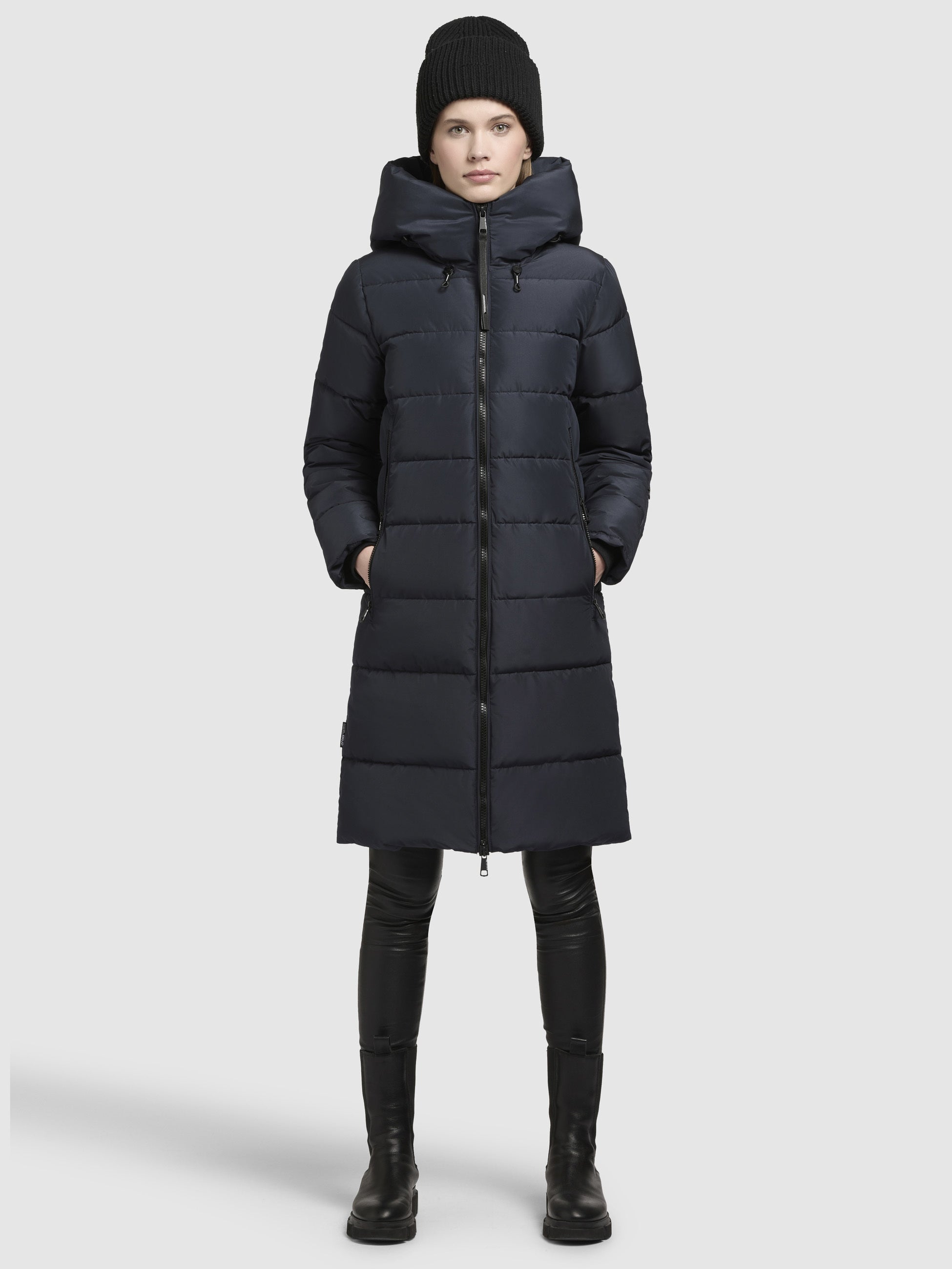 khujo-mantel-jilias5-dunkelblau-lange-wattierte-winterjacke-f-r-damen image 1