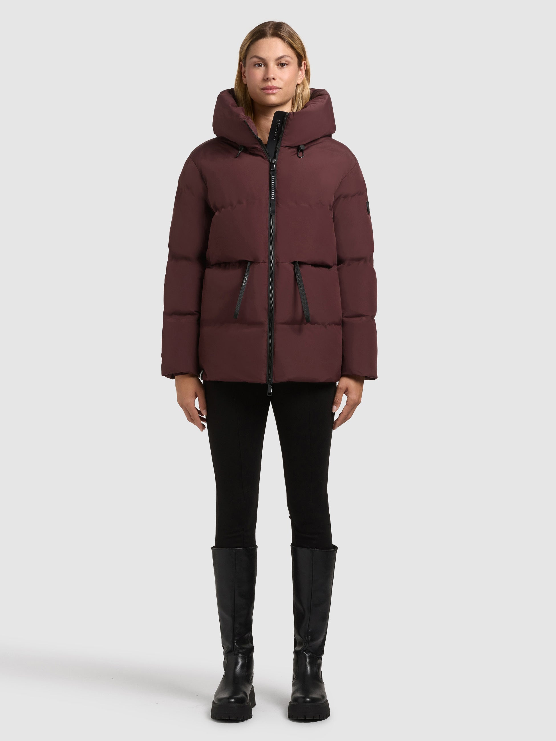khujo-jacke-ellis-moscato-red-damen-steppjacke-regular-fit-h-ftlang image 1