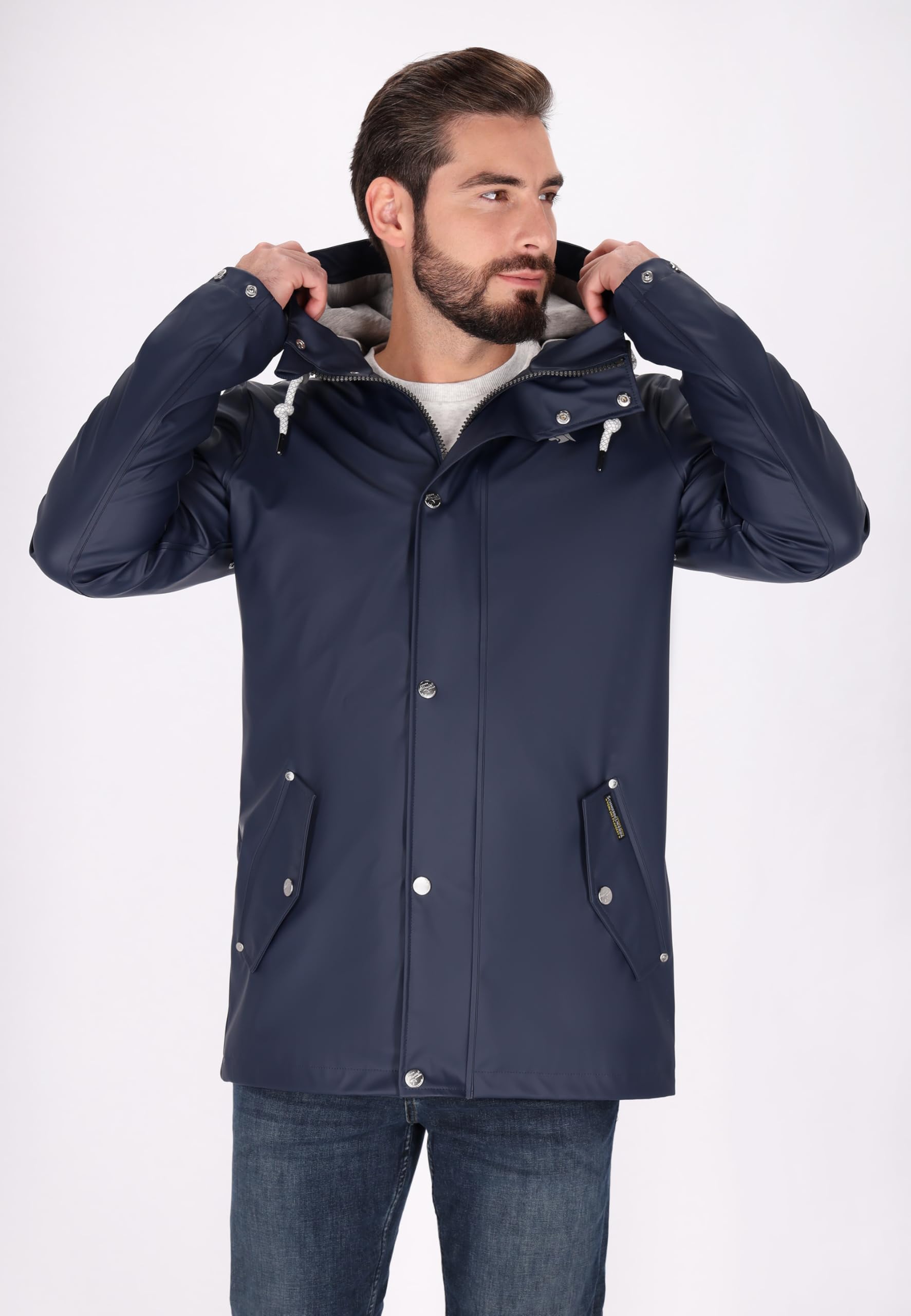schmuddelwedda-herren-regenjacke-mit-kapuze-wasserdicht image 3
