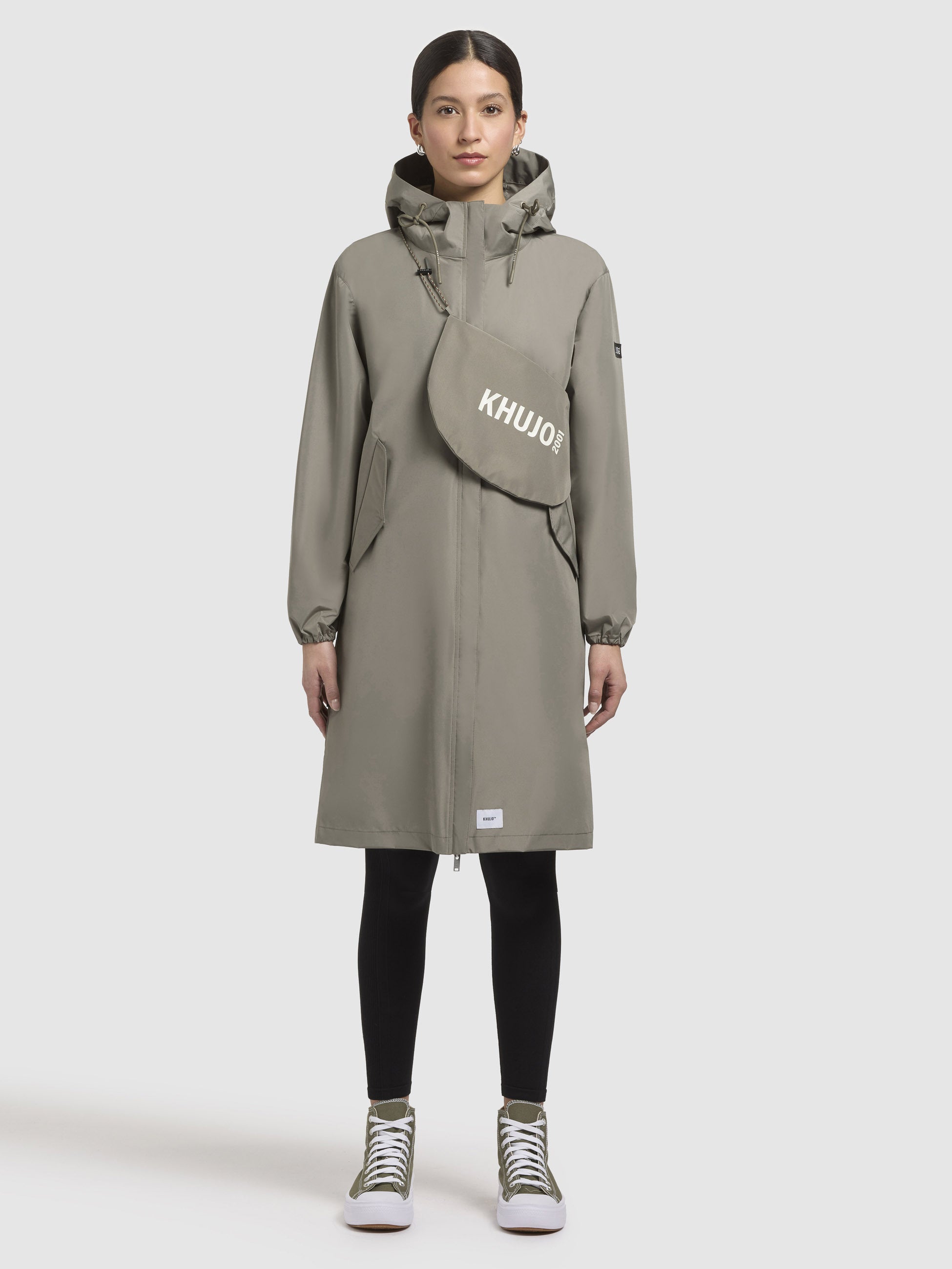 khujo-timea-kurzmantel-damen-sommerjacke-graugr-n image 1