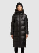 khujo-coulin-shiny-damen-steppmantel-schwarz-gl-nzend image 4
