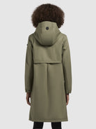 khujo-coat-talvi-light-olive-kurzer-slim-fit-mantel image 3