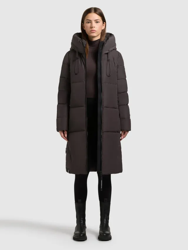 khujo-jasmine-damen-coat-moody-plum image 1