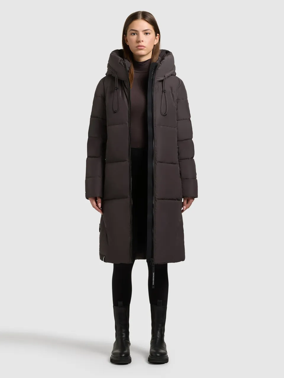 khujo-jasmine-damen-coat-moody-plum image 1