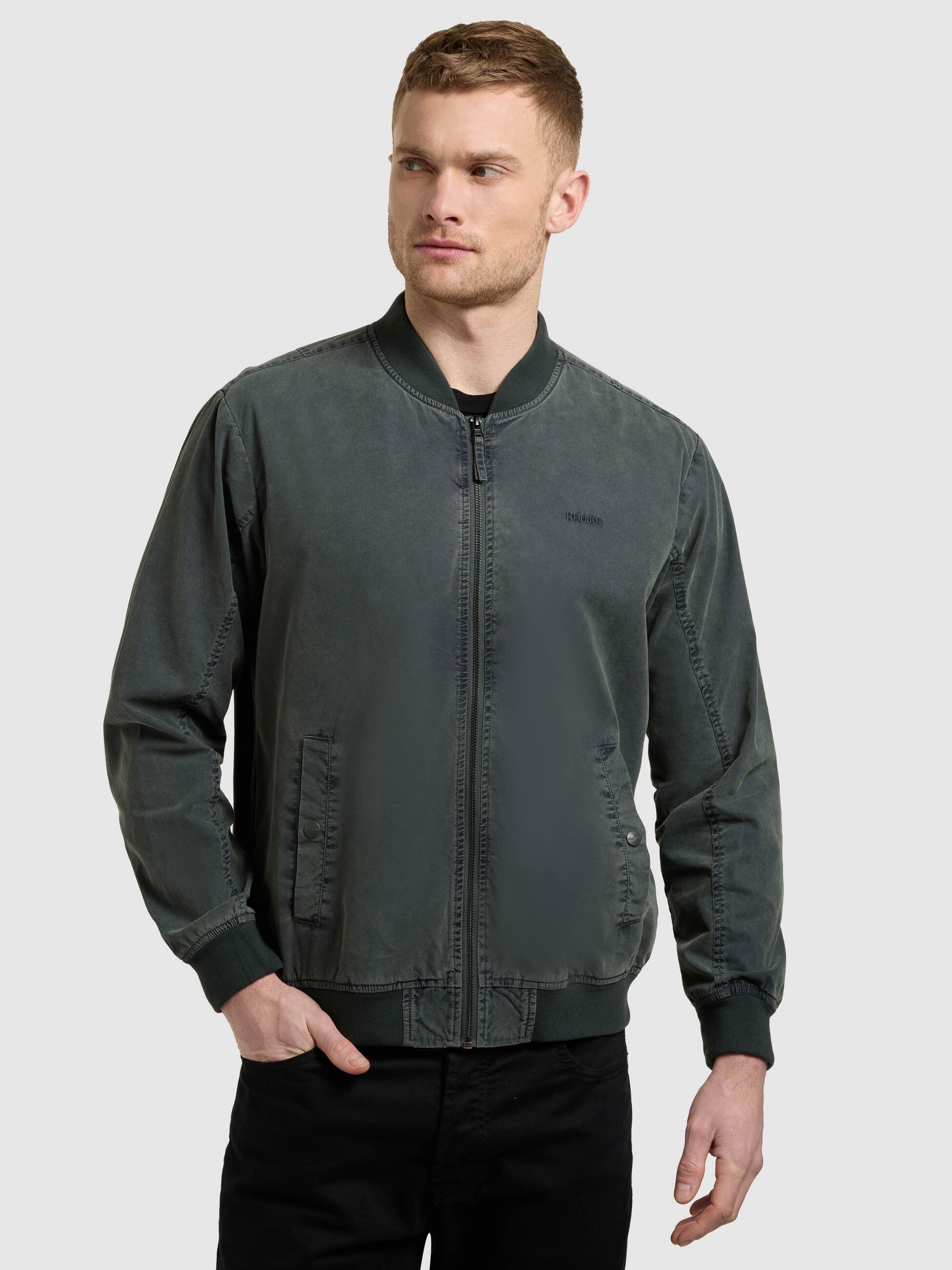 khujo-blousonjacke-ulric-black-olive-college-jacke-h-ftlang image 7