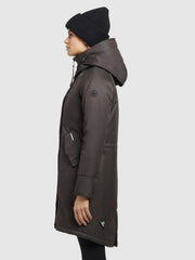 khujo-mantel-laria-dunkelgrau-wattierter-parka-regular-fit image 8