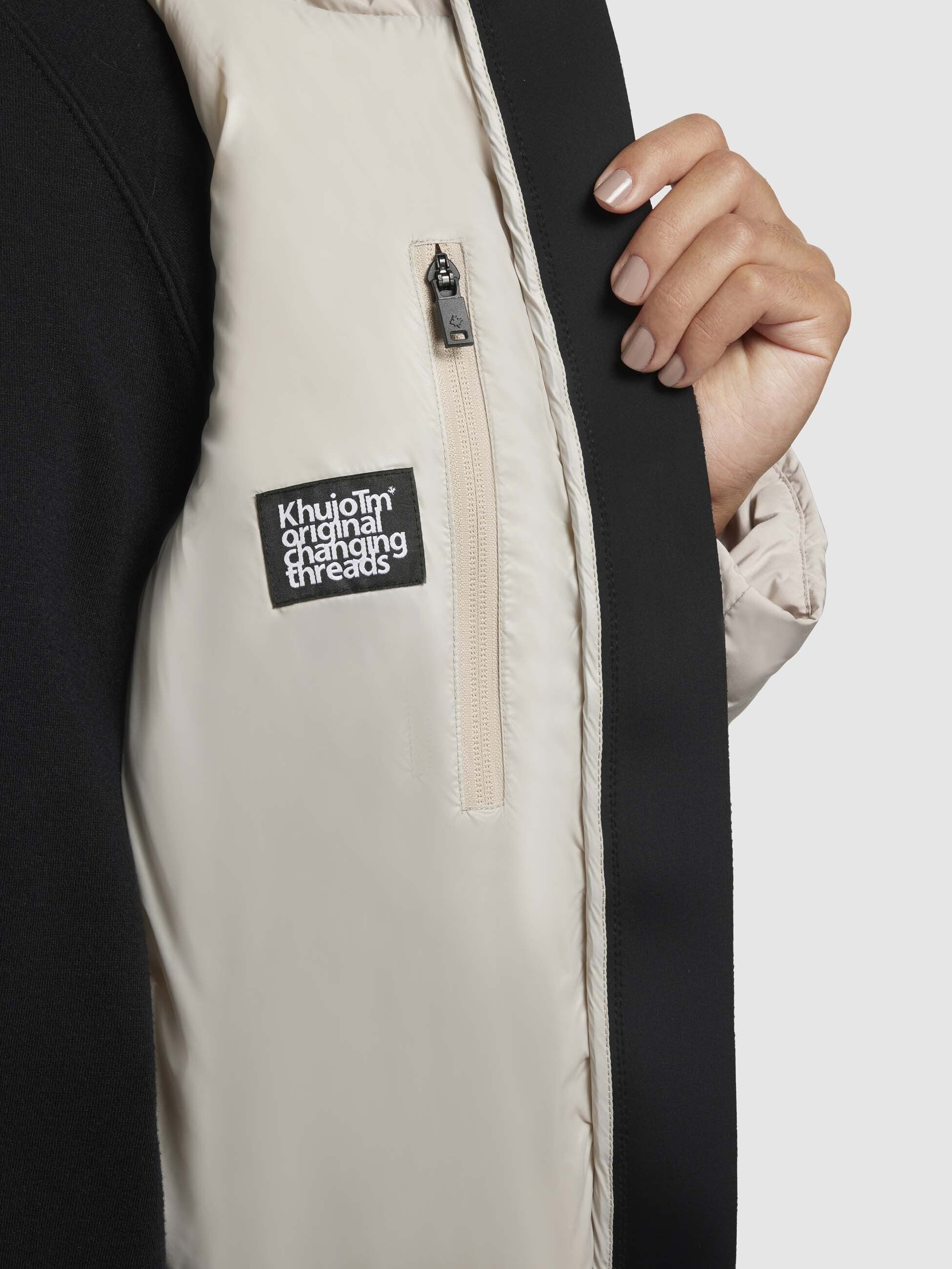 khujo-elida-damen-steppjacke-hellbeige image 8