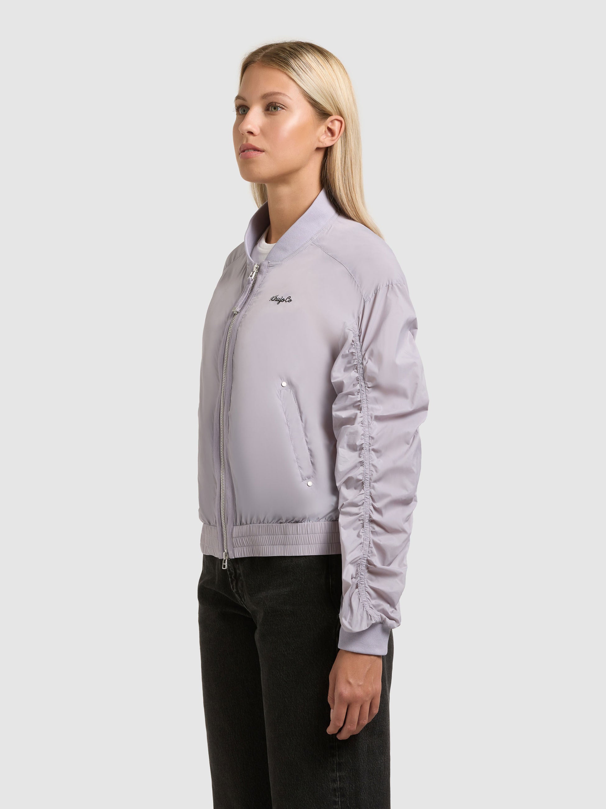 khujo-jacke-tuvay-bomberjacke-summer-lilac-damen image 5