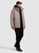 khujo-etian-damen-jacke-mit-kapuze-greige image 2