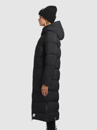 khujo-mantel-larea3-black-steppmantel-wadenlang-warm-wattiert image 5