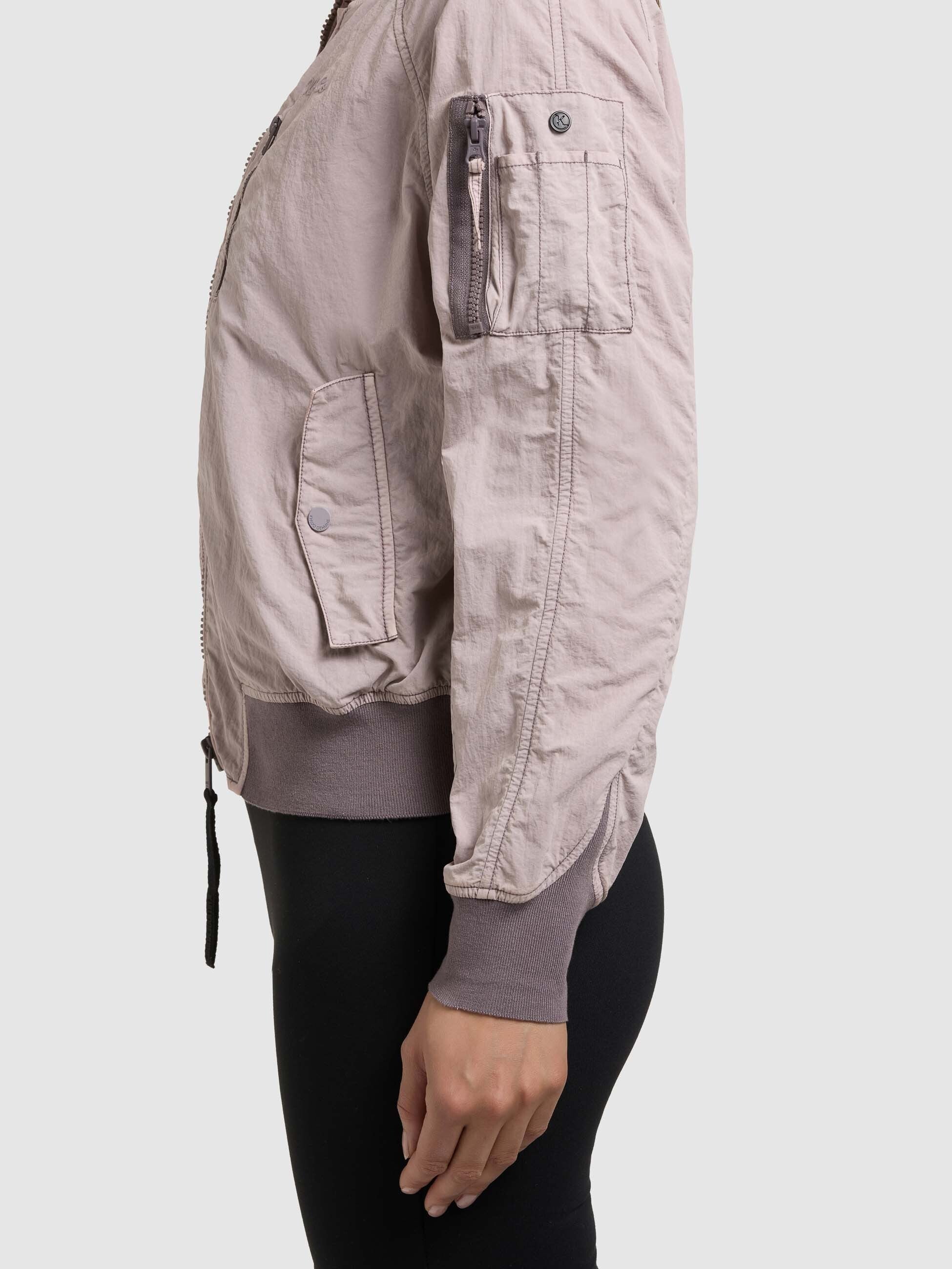 khujo-jacke-zaria-raindrops-lilac-bomberjacke-blouson-ungef-ttert-damen image 8