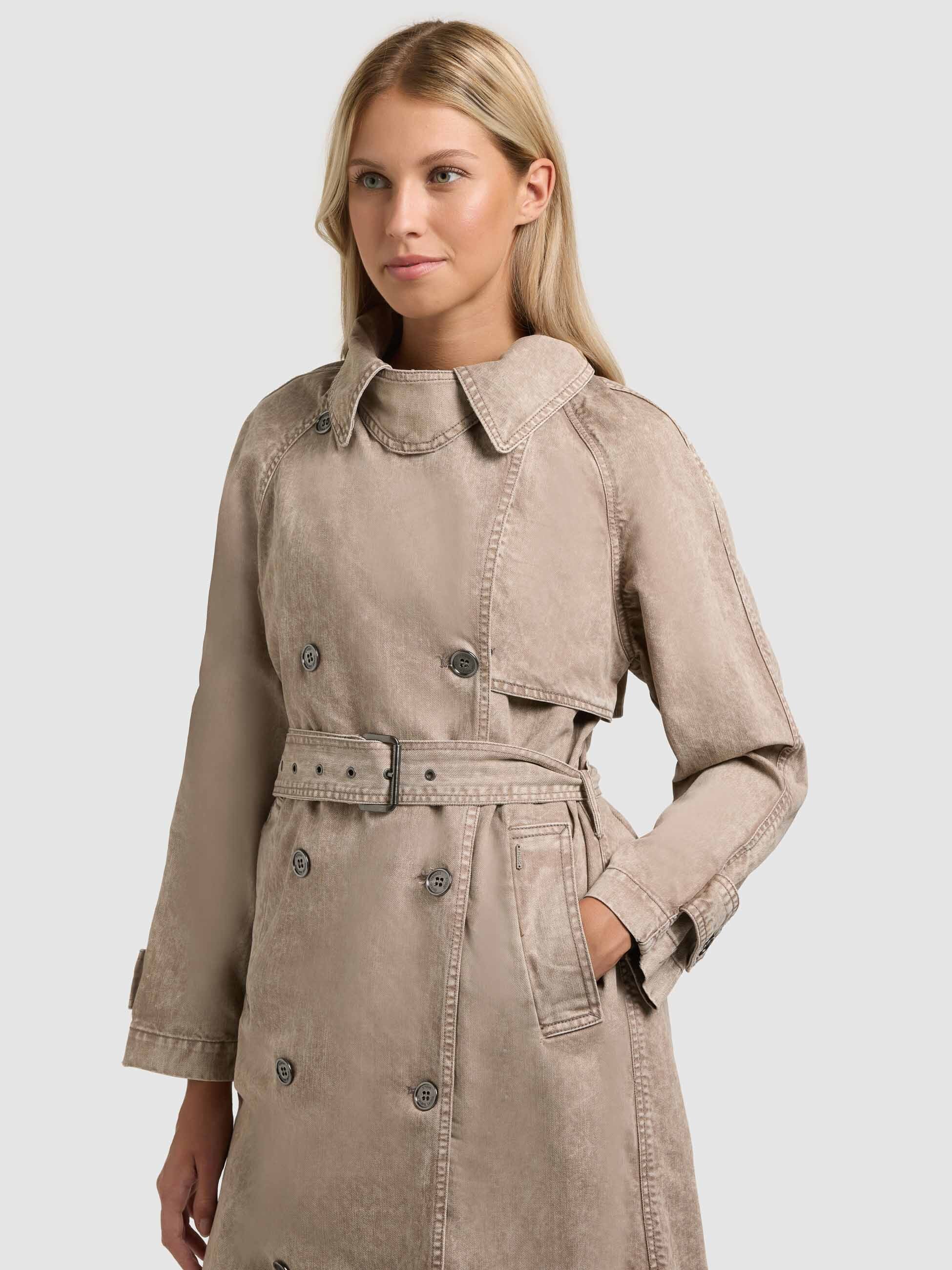 khujo-mantel-enza-latte-brown-jeans-trench-denim-damen image 7