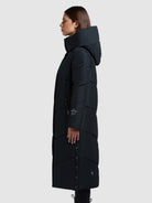 khujo-pulset-matt-damen-wintermantel-port-blue-wattierter-steppcoat image 5