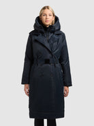 khujo-lexy-coat-port-blue-knielanger-trenchcoat-mit-stepp-einsatz image 4