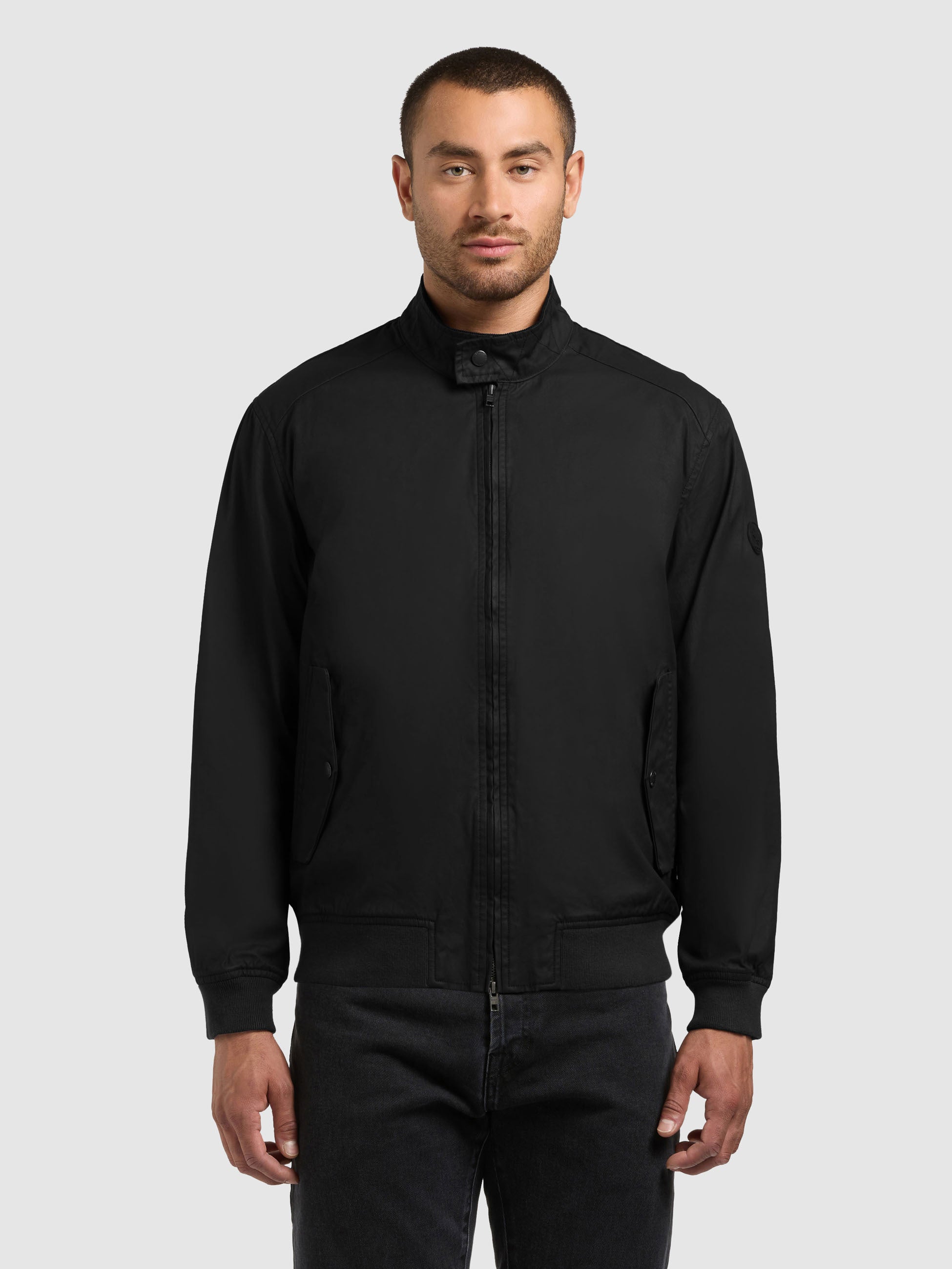 khujo-jacke-nabo-black-herren-blousonjacke-aus-gewachster-baumwolle-in-schwarz image 4