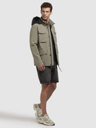 khujo-jacke-arlo-graugr-n-damen-cargojacke-regular-fit-mit-kapuze image 6