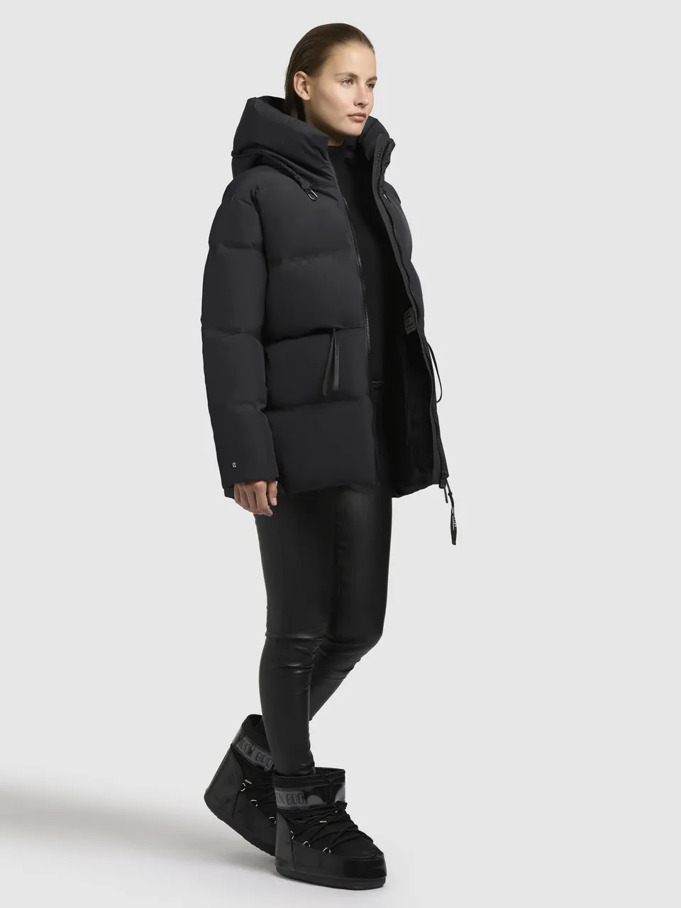 khujo-jacke-ellis-schwarz-steppjacke image 1