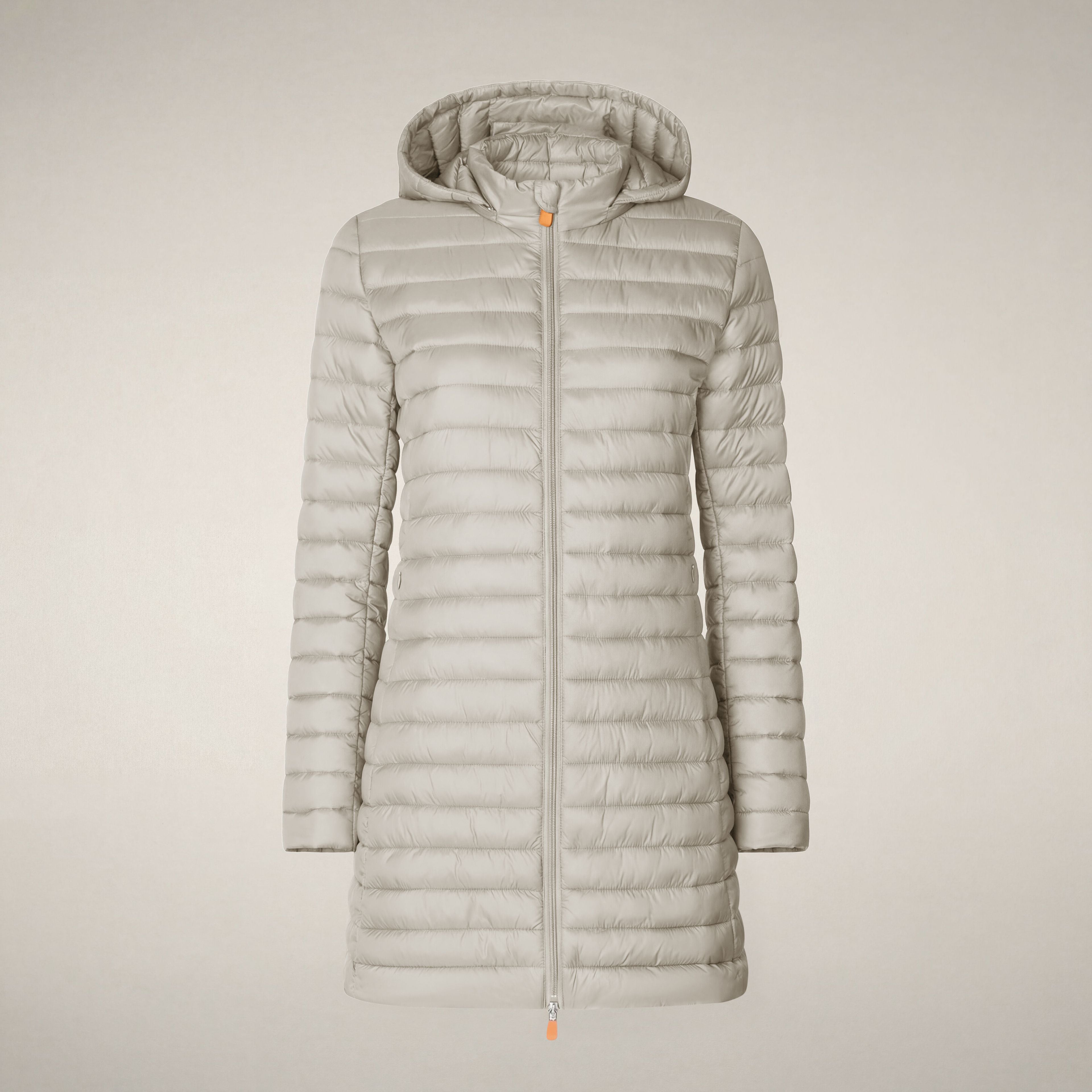 save-the-duck-bryanna-damen-daunenmantel-lang-in-beige-chiaro image 3