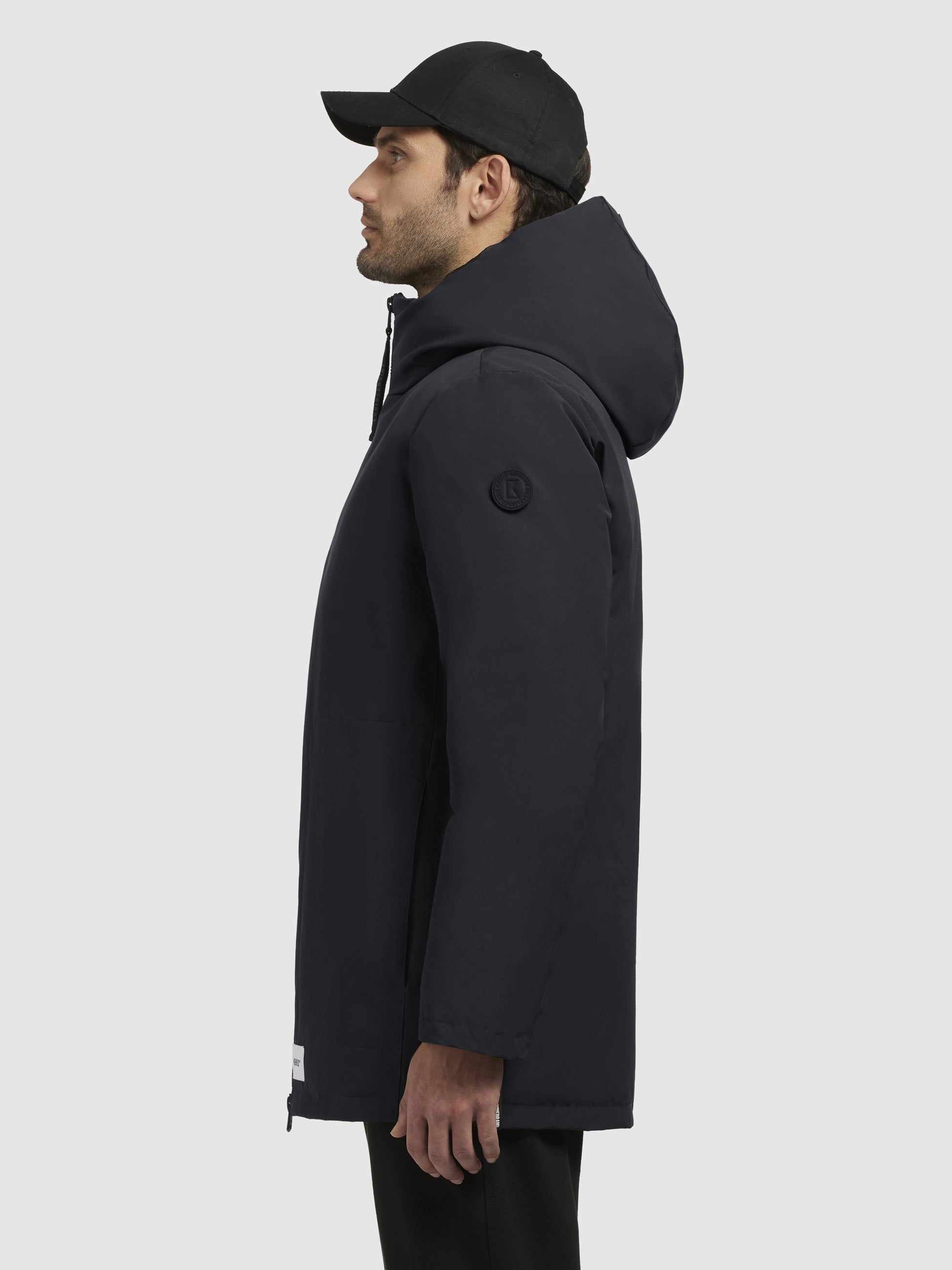 khujo-jacke-adan-dunkelgrau-warm-wattierter-parka-mit-kapuze-und-zwei-wege-rei-v image 5