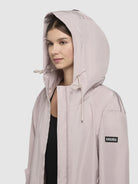 khujo-coat-timea-damen-kurzjacke-pale-purple-mit-packbeutel image 7